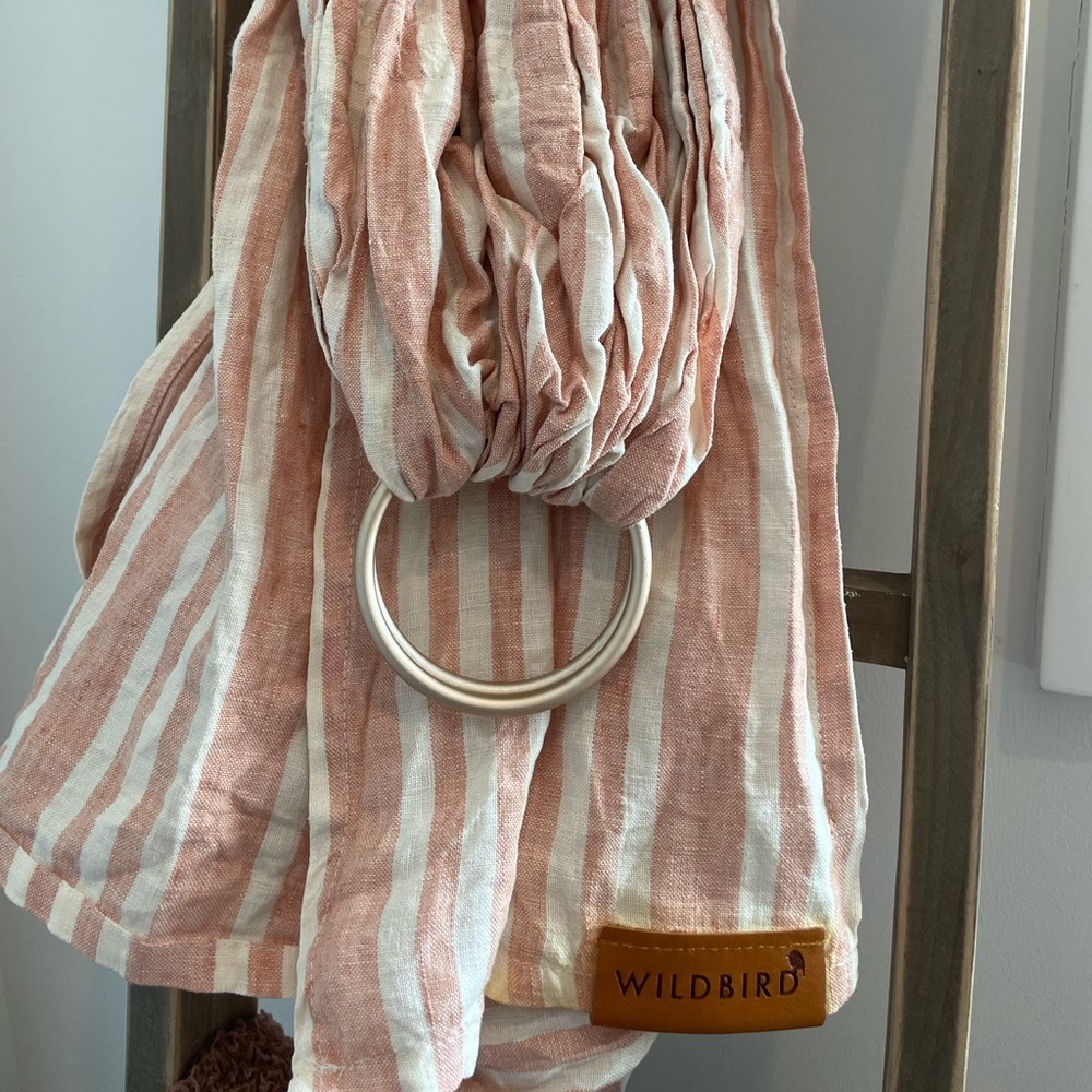 WildBird Pink and White Striped Sling
